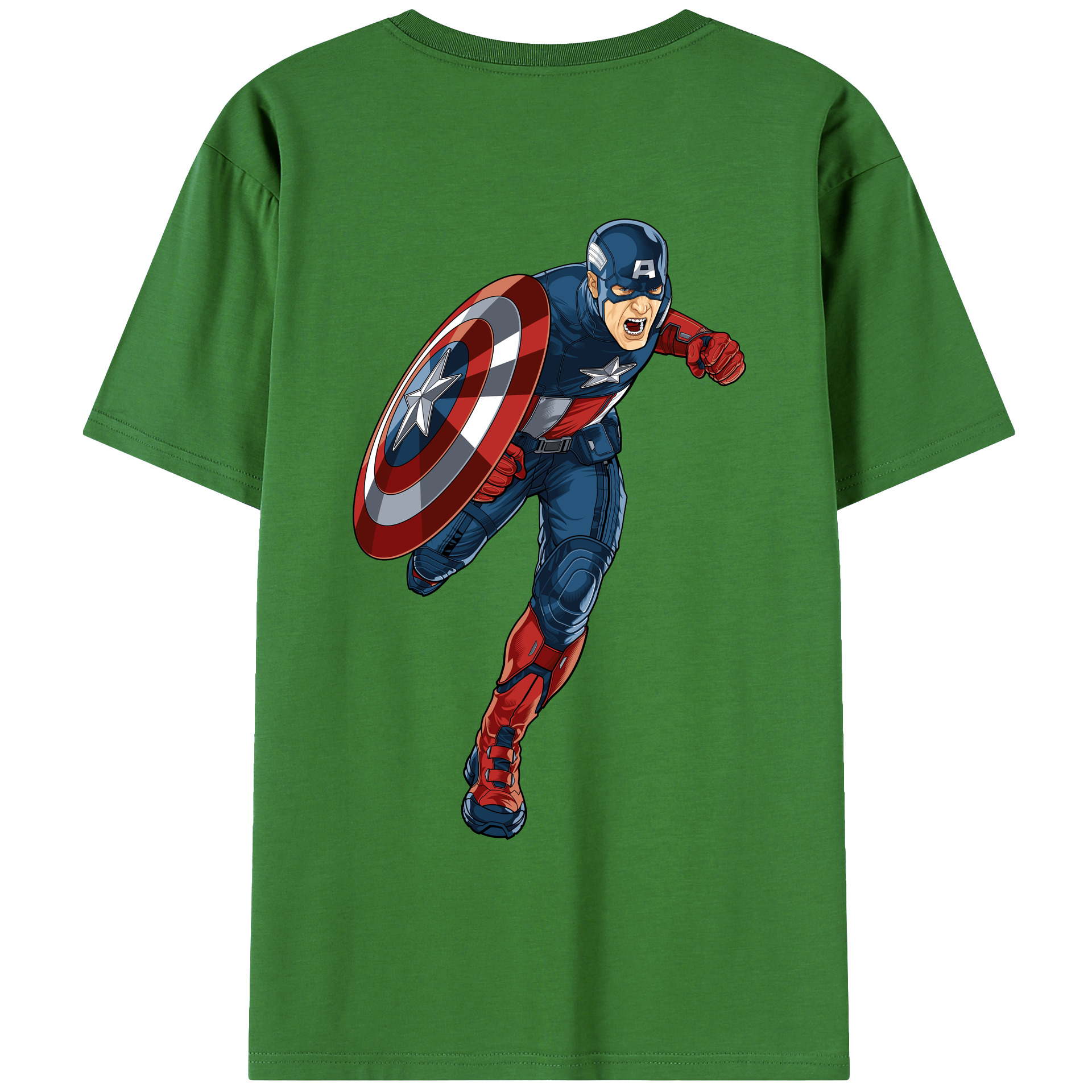 （画像用） アベンジャーズ The Avengers レディース半袖Tシャツ(バックプリント)